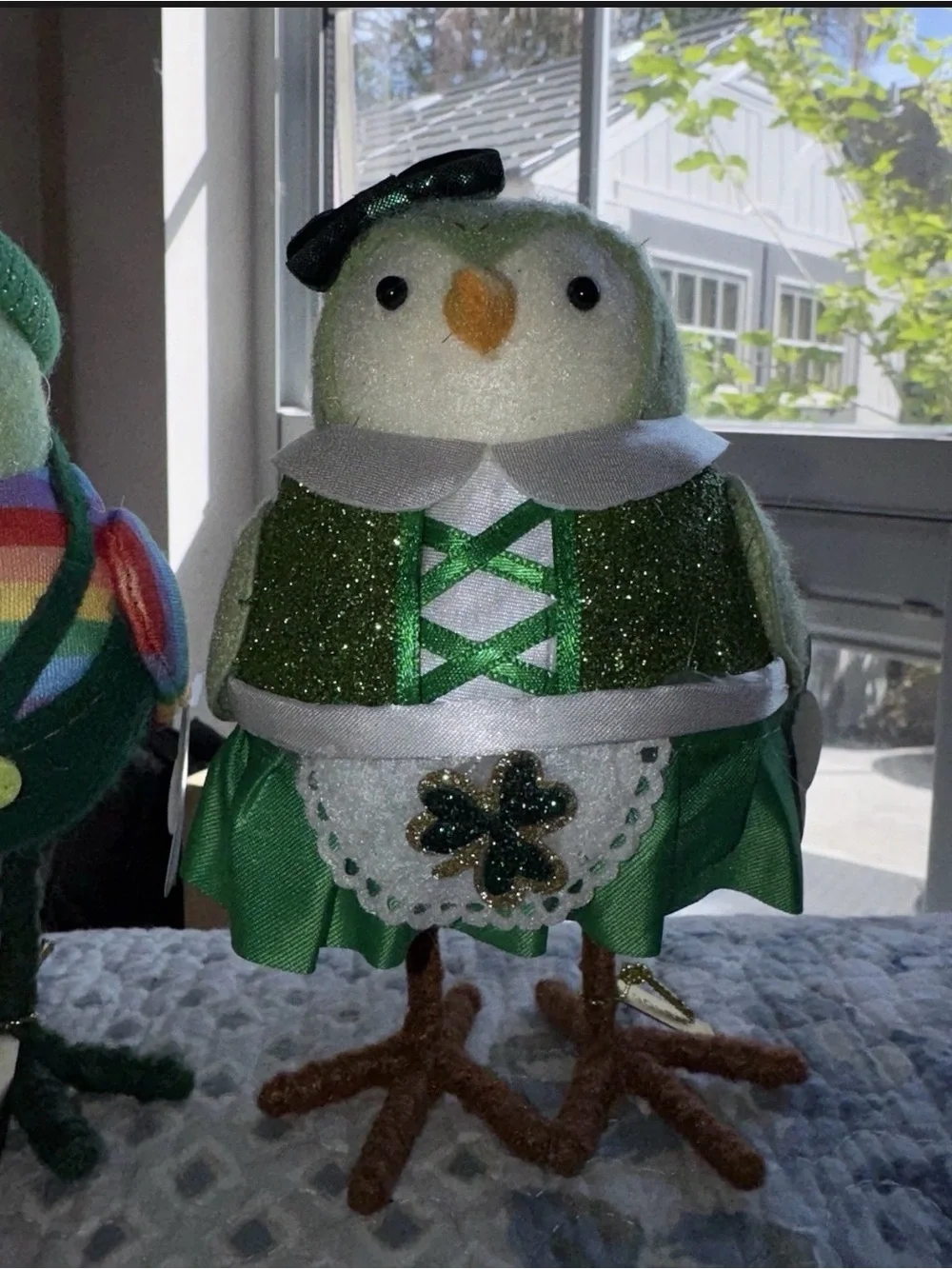 Target 2026 St. Patrick’s Day Featherly Friends Fabric Bird - Goldie